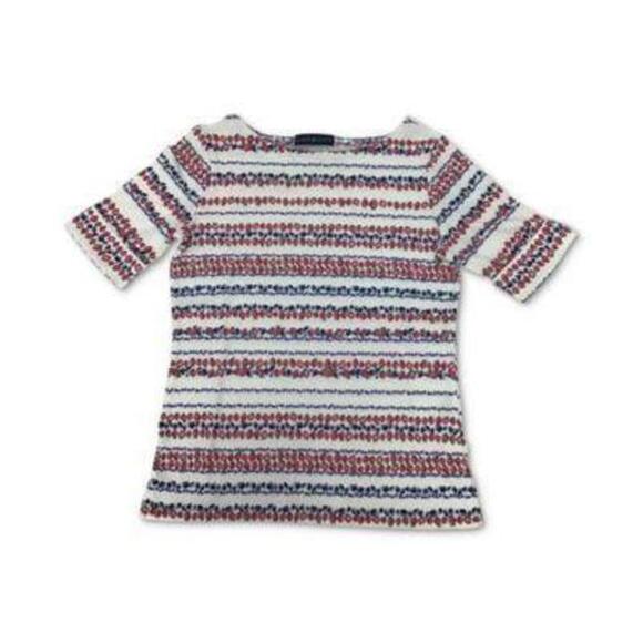 Karen Scott Berry-Print Top Bright White XL - Picture 1 of 1